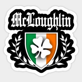 McLoughlin Shamrock Crest Sticker